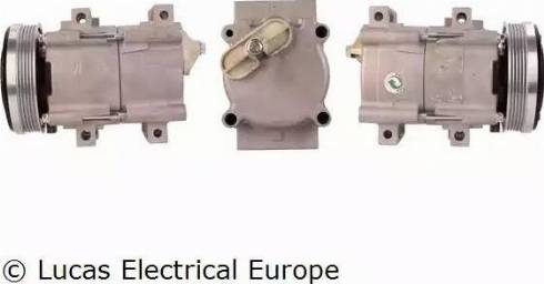 Lucas Electrical ACP168 - Компрессор кондиционера autosila-amz.com