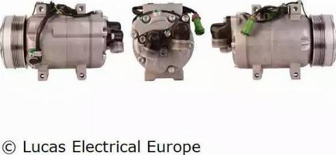 Lucas Electrical ACP163 - Компрессор кондиционера autosila-amz.com