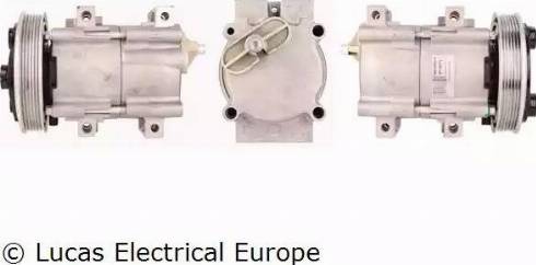 Lucas Electrical ACP174 - Компрессор кондиционера autosila-amz.com