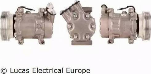 Lucas Electrical ACP178 - Компрессор кондиционера autosila-amz.com