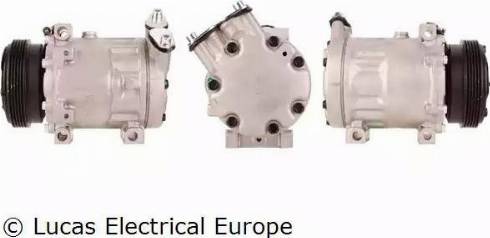 Lucas Electrical ACP177 - Компрессор кондиционера autosila-amz.com