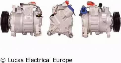 Lucas Electrical ACP857 - Компрессор кондиционера autosila-amz.com