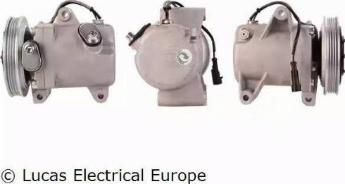 Lucas Electrical ACP814 - Компрессор кондиционера autosila-amz.com