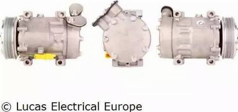 Lucas Electrical ACP398 - Компрессор кондиционера autosila-amz.com