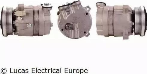 Lucas Electrical ACP348 - Компрессор кондиционера autosila-amz.com