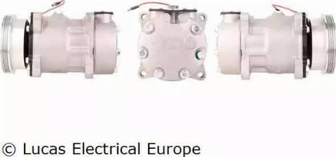 Lucas Electrical ACP304 - Компрессор кондиционера autosila-amz.com