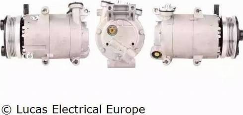 Lucas Electrical ACP334 - Компрессор кондиционера autosila-amz.com