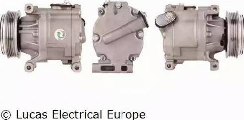 Lucas Electrical ACP296 - Компрессор кондиционера autosila-amz.com