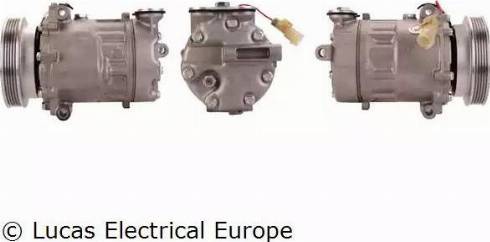 Lucas Electrical ACP292 - Компрессор кондиционера autosila-amz.com