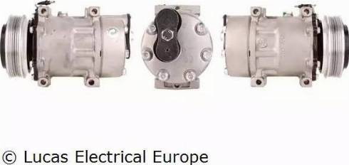 Lucas Electrical ACP256 - Компрессор кондиционера autosila-amz.com