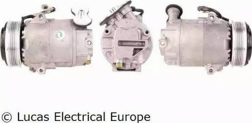 Lucas Electrical ACP204 - Компрессор кондиционера autosila-amz.com