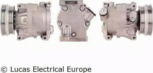 Lucas Electrical ACP281 - Компрессор кондиционера autosila-amz.com