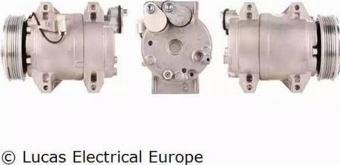 Lucas Electrical ACP230 - Компрессор кондиционера autosila-amz.com