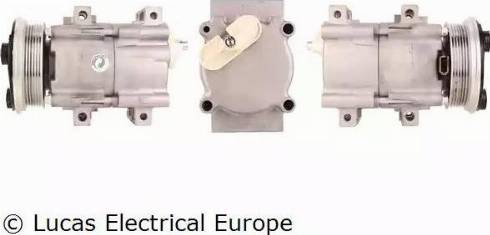 Lucas Electrical ACP277 - Компрессор кондиционера autosila-amz.com