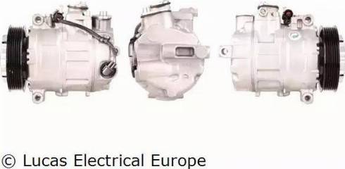 Lucas Electrical ACP704 - Компрессор кондиционера autosila-amz.com