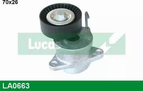 Lucas Engine Drive LA0663 - Натяжитель, поликлиновый ремень autosila-amz.com