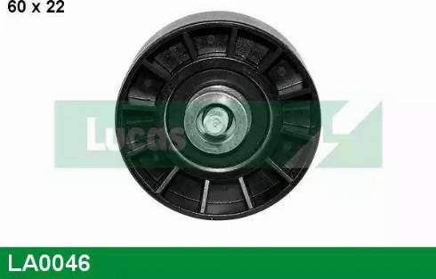 Lucas Engine Drive LA0046 - Ролик, поликлиновый ремень autosila-amz.com