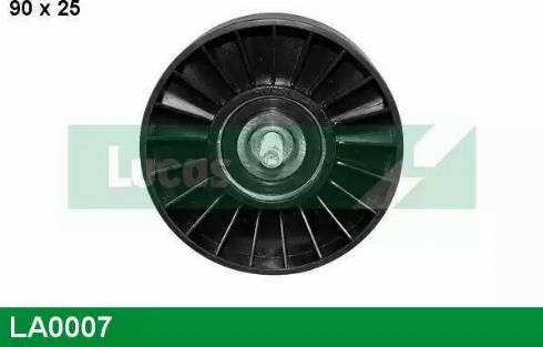 Lucas Engine Drive LA0007 - Ролик, поликлиновый ремень autosila-amz.com