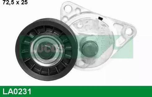 Lucas Engine Drive LA0231 - Натяжитель, поликлиновый ремень autosila-amz.com