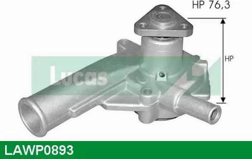 Lucas Engine Drive LAWP0893 - Водяной насос autosila-amz.com