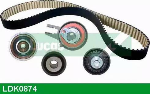 Lucas Engine Drive LDK0874 - Комплект зубчатого ремня ГРМ autosila-amz.com