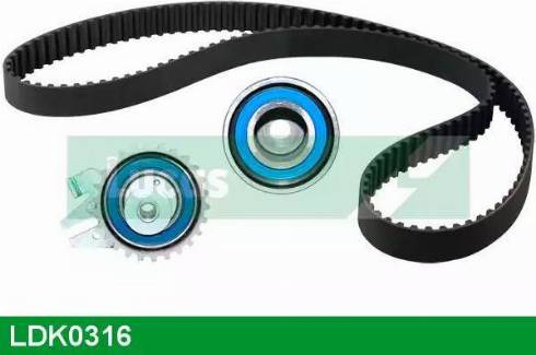 Lucas Engine Drive LDK0316 - Комплект зубчатого ремня ГРМ autosila-amz.com