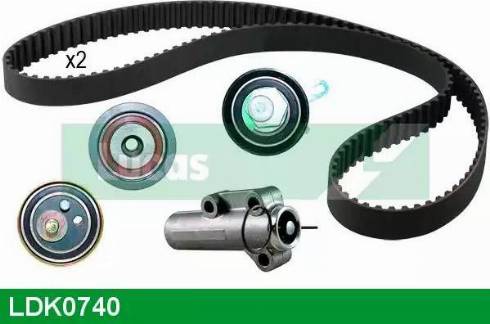 Lucas Engine Drive LDK0740 - Комплект зубчатого ремня ГРМ autosila-amz.com