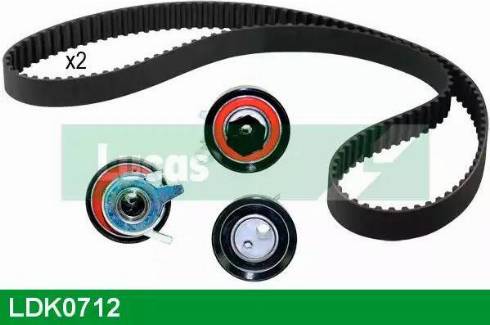 Lucas Engine Drive LDK0712 - Комплект зубчатого ремня ГРМ autosila-amz.com