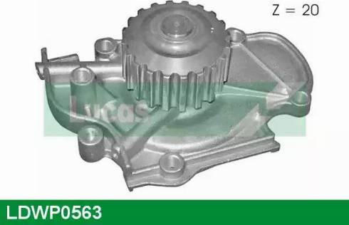 Lucas Engine Drive LDWP0563 - Водяной насос autosila-amz.com