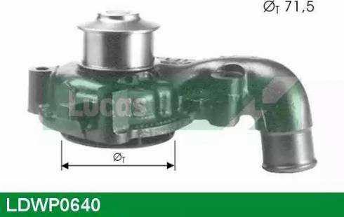 Lucas Engine Drive LDWP0640 - Водяной насос autosila-amz.com