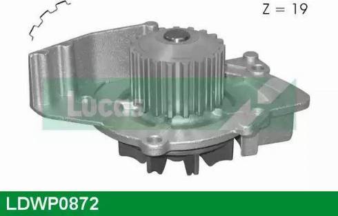 Lucas Engine Drive LDWP0872 - Водяной насос autosila-amz.com