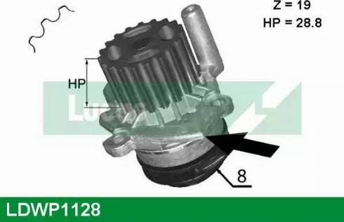 Lucas Engine Drive LDWP1128 - Водяной насос autosila-amz.com