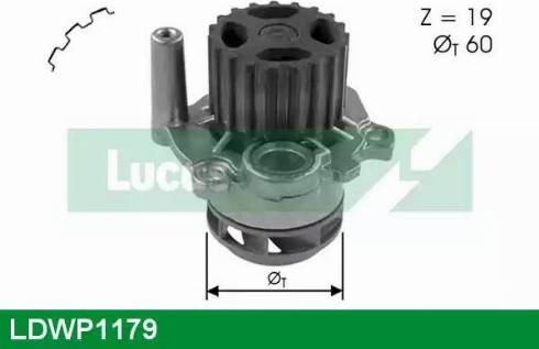 Lucas Engine Drive LDWP1179 - Водяной насос autosila-amz.com