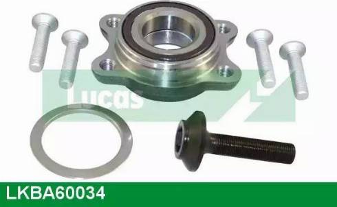 Lucas Engine Drive LKBA60034 - Комплект подшипника ступицы колеса autosila-amz.com