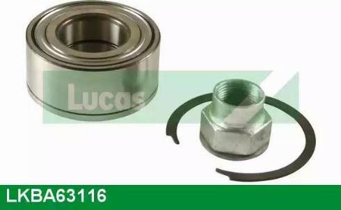 Lucas Engine Drive LKBA63116 - Комплект подшипника ступицы колеса autosila-amz.com