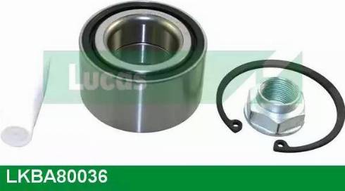 Lucas Engine Drive LKBA80036 - Комплект подшипника ступицы колеса autosila-amz.com