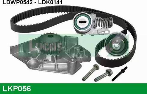 Lucas Engine Drive LKP056 - Водяной насос + комплект зубчатого ремня ГРМ autosila-amz.com