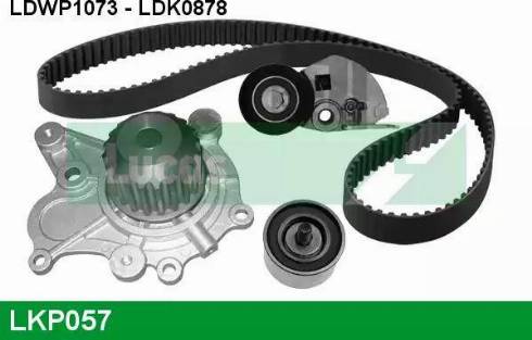 Lucas Engine Drive LKP057 - Водяной насос + комплект зубчатого ремня ГРМ autosila-amz.com