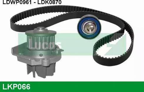 Lucas Engine Drive LKP066 - Водяной насос + комплект зубчатого ремня ГРМ autosila-amz.com