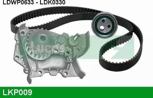 Lucas Engine Drive LKP009 - Водяной насос + комплект зубчатого ремня ГРМ autosila-amz.com