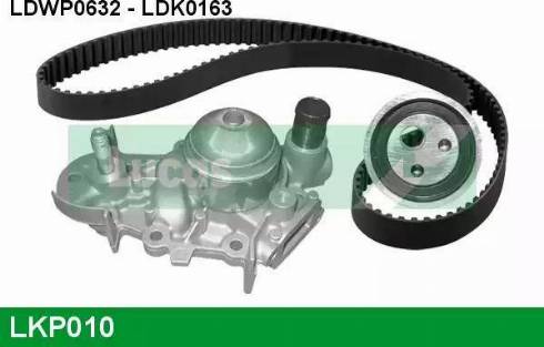 Lucas Engine Drive LKP010 - Водяной насос + комплект зубчатого ремня ГРМ autosila-amz.com