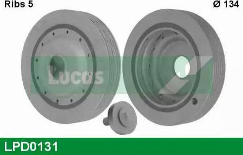 Lucas Engine Drive LPD0131 - Шкив коленчатого вала autosila-amz.com