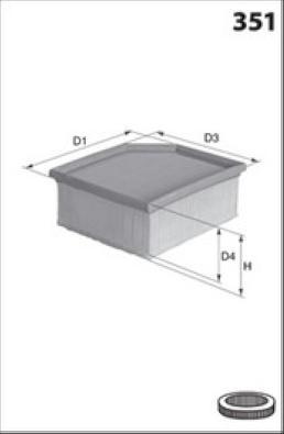 Lucas Filters LFAF675 - Воздушный фильтр, двигатель autosila-amz.com