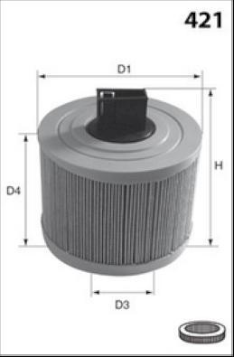 Lucas Filters LFAF692 - Воздушный фильтр, двигатель autosila-amz.com