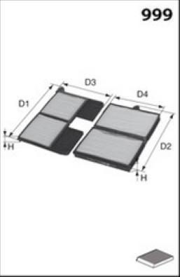 Lucas Filters LFCP266S - Фильтр воздуха в салоне autosila-amz.com