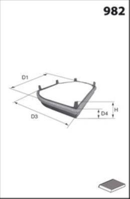 Lucas Filters LFCP134 - Фильтр воздуха в салоне autosila-amz.com