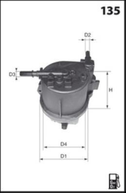 Lucas Filters LFDF173 - Топливный фильтр autosila-amz.com