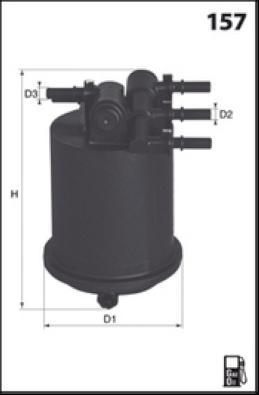 Lucas Filters LFDF122 - Топливный фильтр autosila-amz.com