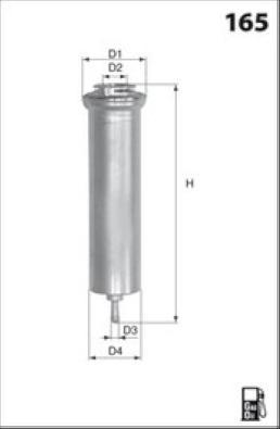 Lucas Filters LFDF127 - Топливный фильтр autosila-amz.com