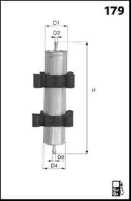 Lucas Filters LFDF270 - Топливный фильтр autosila-amz.com